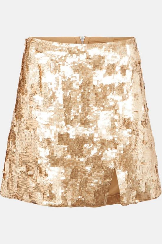 Oasis Rachel Stevens Premium Sequin Mini Skirt 4
