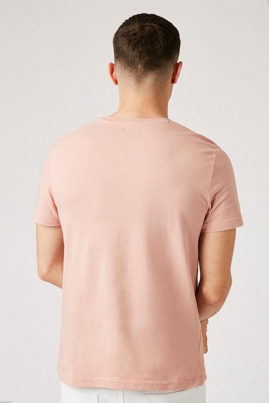 Burton Pink Textured Piping T-shirt 3