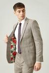 Burton Grey Highlight Check Slim Fit Suit Trouser thumbnail 1