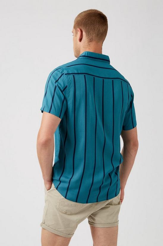 Burton Navy And Blue Stripe Shirt 3
