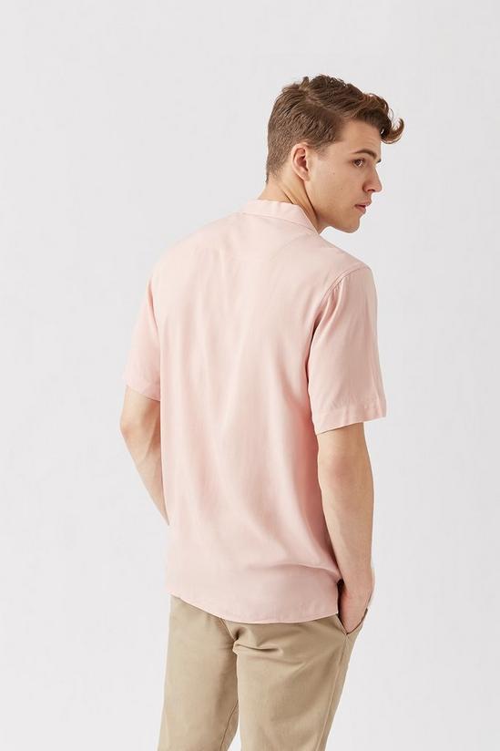 Burton Pink Panelled Revere Shirt 3