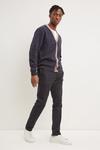 Burton Slim Fit Navy Drawstring Smart Trousers thumbnail 2