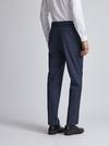 Burton Tailored Fit Navy Tonal Check Suit Trousers thumbnail 3
