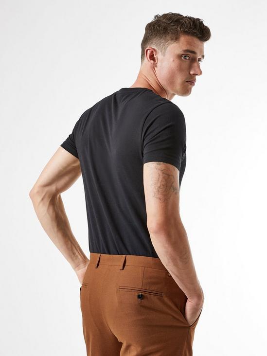 Burton Skinny Brown Stretch Trousers 3