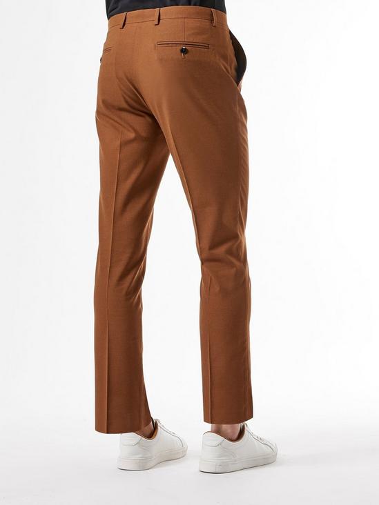 Burton Skinny Brown Stretch Trousers 4