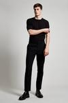 Burton Slim Fit Black Stretch Essential Trouser thumbnail 1
