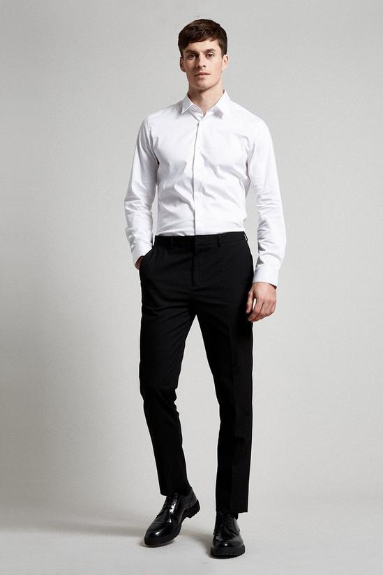 Burton Slim Fit Black Stretch Essential Trouser 2