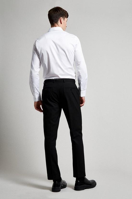 Burton Slim Fit Black Stretch Essential Trouser 3