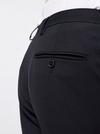Burton Slim Fit Black Stretch Essential Trouser thumbnail 5