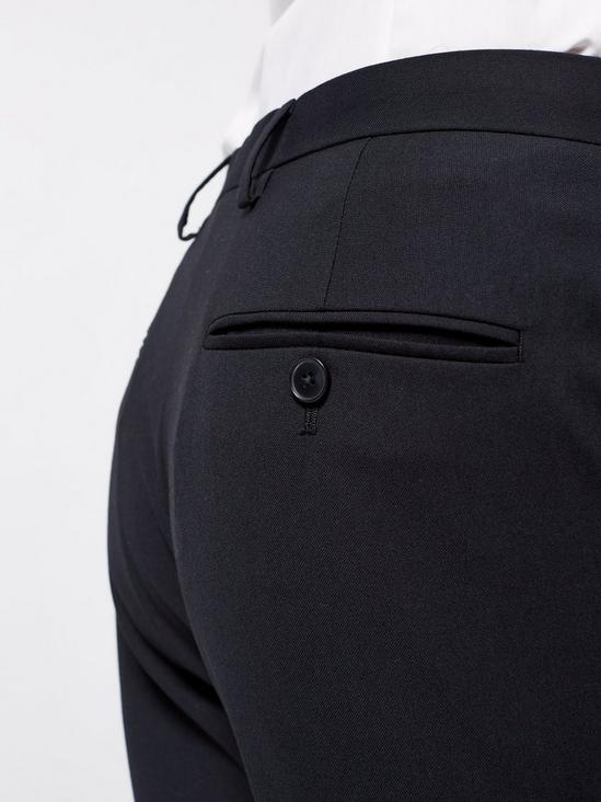 Burton Slim Fit Black Stretch Essential Trouser 5