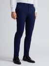 Burton Skinny Fit Navy Texture Suit Trousers thumbnail 2