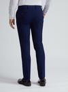 Burton Skinny Fit Navy Texture Suit Trousers thumbnail 3