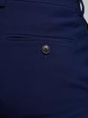 Burton Skinny Fit Navy Texture Suit Trousers thumbnail 6