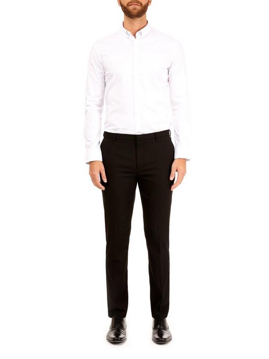 Burton Super Skinny Fit Black Polyester Smart Trousers 5
