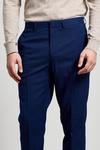 Burton Slim Fit Blue Texture Suit Trousers thumbnail 5