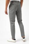 Burton Light Grey Essential Slim Fit Trousers thumbnail 3
