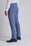 Burton Light Blue Microweave Slim Fit Suit Trousers thumbnail 3
