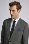 Burton Tailored Fit Charcoal End on End Weave Suit Jacket thumbnail 4