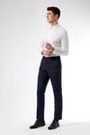 Burton Tailored Fit Stretch Navy Trousers thumbnail 1