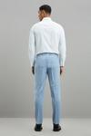 Burton Slim Fit Pale Blue Sharkskin Suit Trousers thumbnail 3