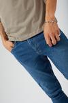 Burton Blue Mid Wash Skinny Fit Jeans thumbnail 4