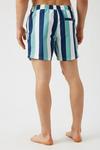 Burton Mint and Navy Candy Stripe Swim Shorts thumbnail 3