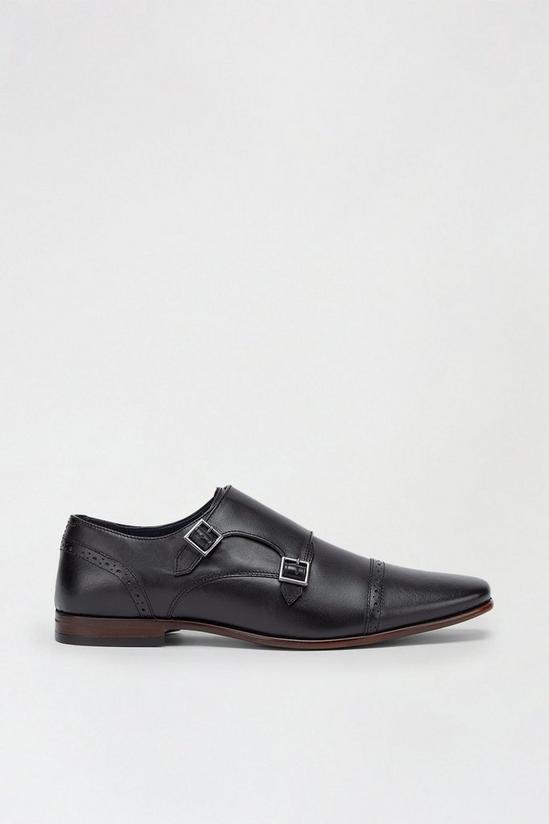Burton Leather Monk Shoes 1