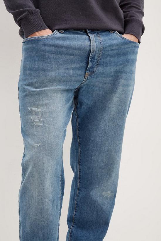 Burton Straight Tint Mid Blue Jeans 4