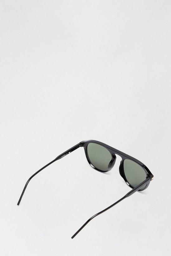 Burton Black Aviator Smoke Lens Sunglasses 4