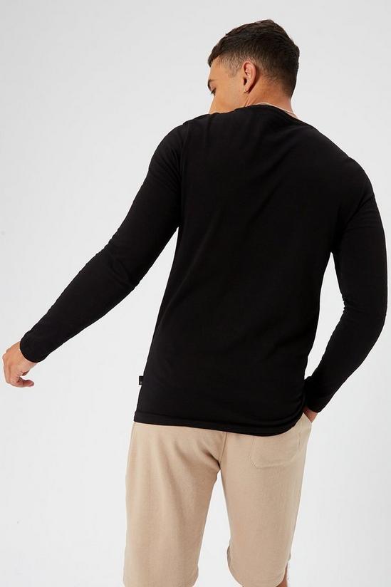 Burton Black Long Sleeve Muscle T-Shirt 3