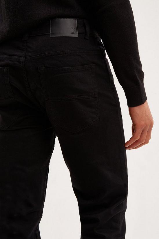 Burton Tapered Black Twill Jeans 4