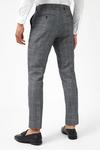 Burton Slim Grey Linen Trousers thumbnail 3
