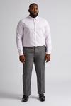 Burton Plus and Tall Pink Slim Fit Textured Shirt thumbnail 2