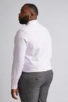 Burton Plus and Tall Pink Slim Fit Textured Shirt thumbnail 4
