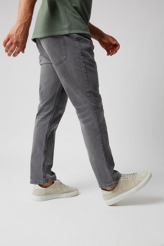 Burton Vintage Straight Clean Grey Jeans 3
