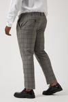 Burton Plus And Tall Grey Skinny Check Trousers thumbnail 3