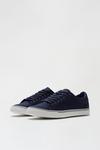 Burton Navy Canvas Lace-up Trainers thumbnail 2