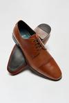 Burton Tan Leather Derby Shoes thumbnail 4