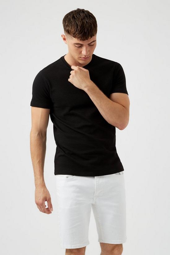Burton Short Sleeve Black Ottoman T-Shirt 1