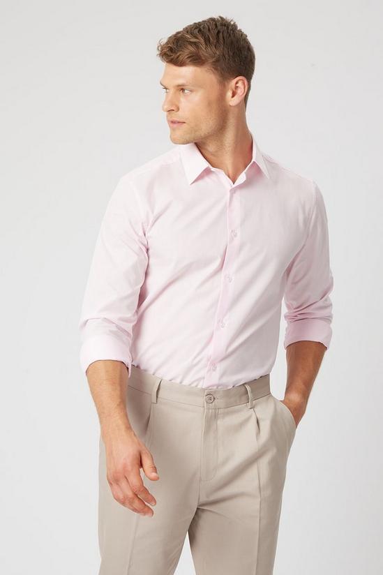 Burton Essential Tailored Fit Pink Shirt 1