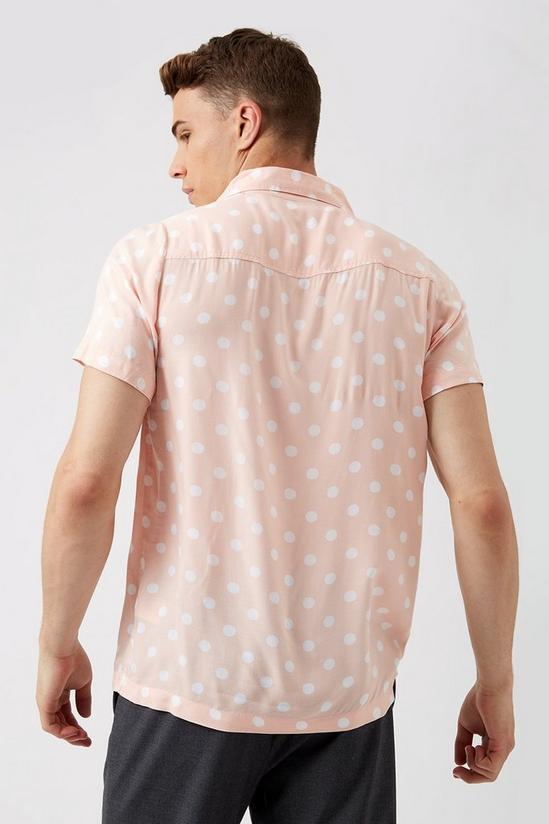 Burton Pink Polka Dot Print Shirt 3