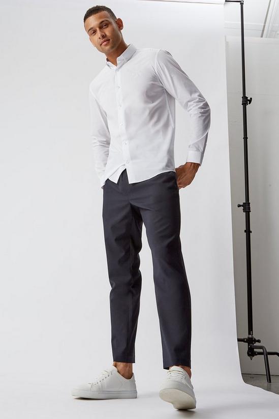 Burton White Tailored Fit Shirt 2