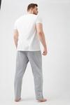 Burton Plus And Tall Grey And Blue Jogger Sleepwear Two Pack thumbnail 3