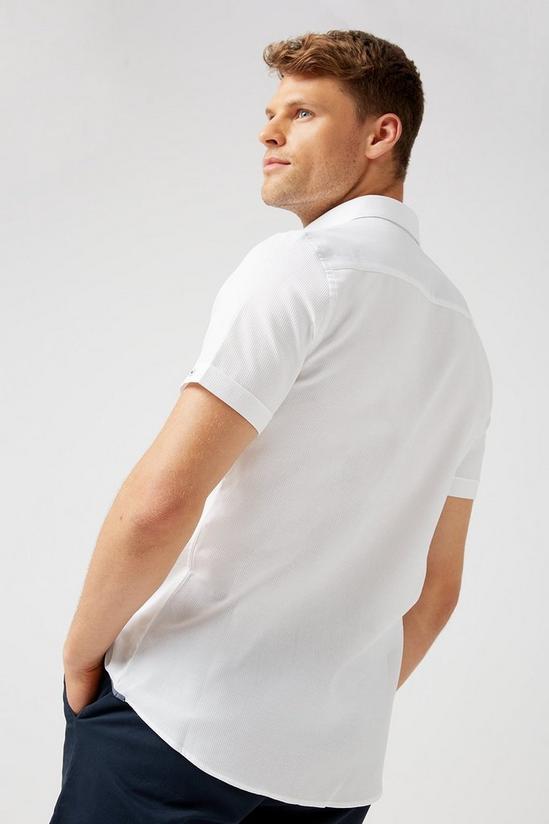 Burton Smart White Textured Shirt 3
