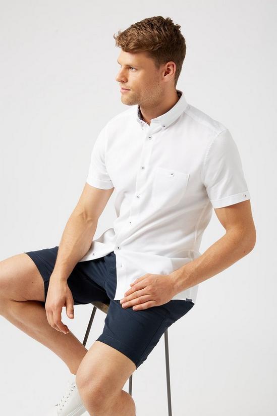 Burton Smart White Textured Shirt 4