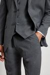 Burton Tailored Fit Light Grey Essential Trouser thumbnail 4