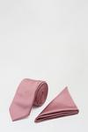 Burton Rose Pink Tie And Square Set thumbnail 1