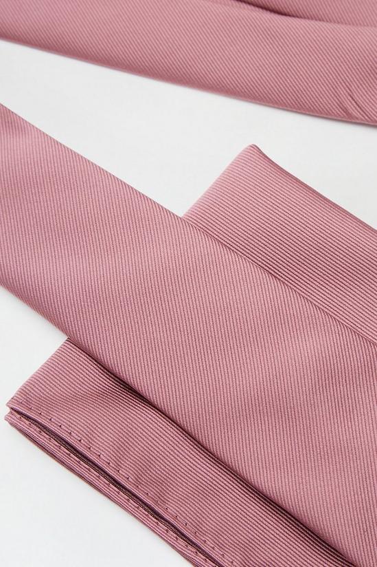 Burton Rose Pink Tie And Square Set 3