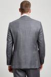 Burton Premium Grey Semi Plain Wool Suit Jacket thumbnail 3