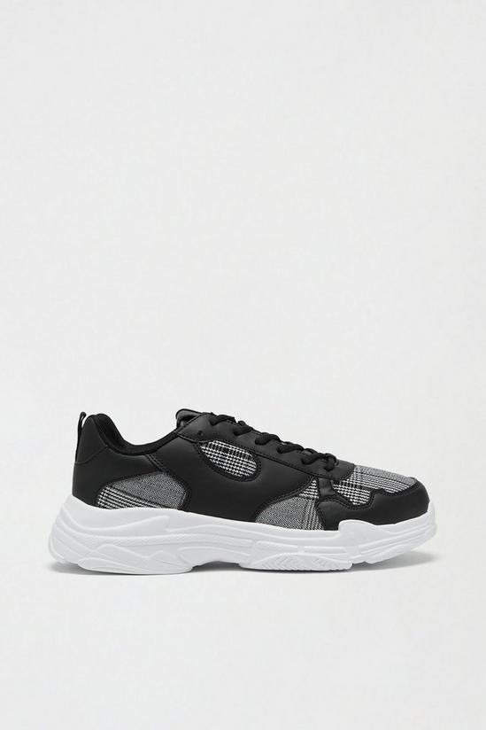 Burton Chunky Trainers With Check Detail 1